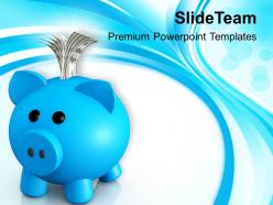 Piggy bank money box powerpoint templates ppt backgrounds for slides 0213