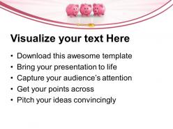 Piggy banks and key to success powerpoint templates ppt themes and graphics 0113