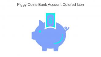 Piggy Coins Bank Account Colored Icon In Powerpoint Pptx Png And Editable Eps Format