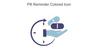Pill Reminder Colored Icon In Powerpoint Pptx Png And Editable Eps Format