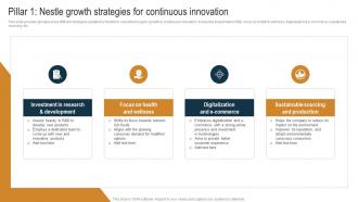 Pillar 1 Nestle Growth Strategies For Continuous Nestle Internal And External Environmental Strategy SS V