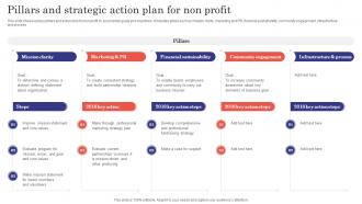 Pillars And Strategic Action Plan For Non Profit