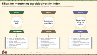 Pillars For Measuring Agrobiodiversity Index Ppt Sample