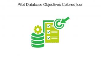 Pilot Database Objectives Colored Icon In Powerpoint Pptx Png And Editable Eps Format