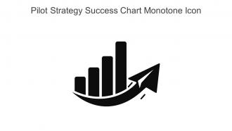 Pilot Strategy Success Chart Monotone Icon In Powerpoint Pptx Png And Editable Eps Format