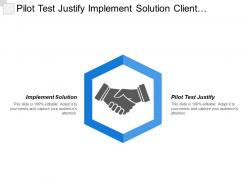 Pilot Test Justify Implement Solution Client Relationship Manager
