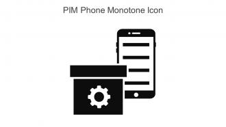 PIM Phone Monotone Icon In Powerpoint Pptx Png And Editable Eps Format