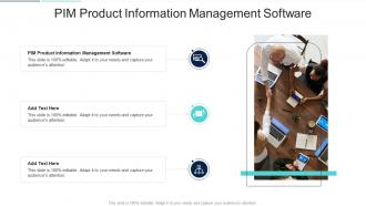 PIM Product Information Management Software In Powerpoint And Google Slides Cpb