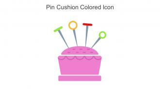 Pin Cushion Colored Icon In Powerpoint Pptx Png And Editable Eps Format