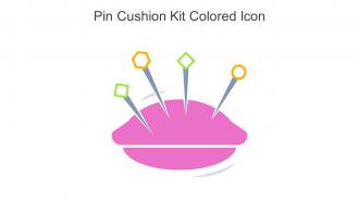 Pin Cushion Kit Colored Icon In Powerpoint Pptx Png And Editable Eps Format