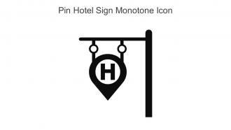 Pin Hotel Sign Monotone Icon In Powerpoint Pptx Png And Editable Eps Format