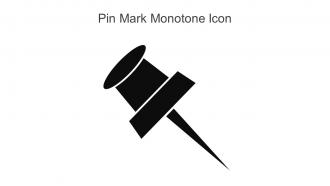 Pin Mark Monotone Icon In Powerpoint Pptx Png And Editable Eps Format