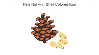 Pine Nut With Shell Colored Icon In Powerpoint Pptx Png And Editable Eps Format