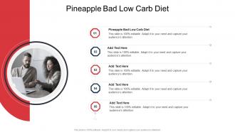 Pineapple Bad Low Carb Diet In Powerpoint And Google Slides Cpb