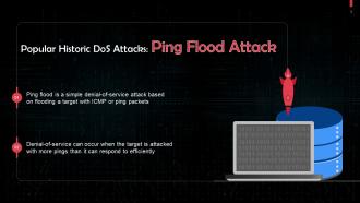 Ping Flood Attack As A Type Of Dos Attack Training Ppt