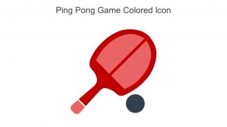 Ping Pong Game Colored Icon In Powerpoint Pptx Png And Editable Eps Format