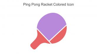 Ping Pong Racket Colored Icon In Powerpoint Pptx Png And Editable Eps Format