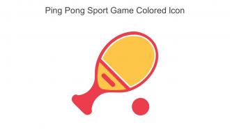 Ping Pong Sport Game Colored Icon In Powerpoint Pptx Png And Editable Eps Format