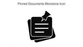Pinned Documents Monotone Icon In Powerpoint Pptx Png And Editable Eps Format