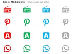 Pinterest buysellads whatsapp radio ppt icons graphics