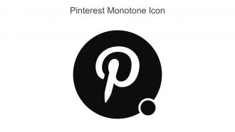 Pinterest Monotone Icon In Powerpoint Pptx Png And Editable Eps Format