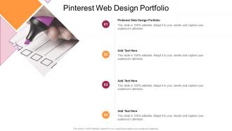 Pinterest Web Design Portfolio In Powerpoint And Google Slides Cpb