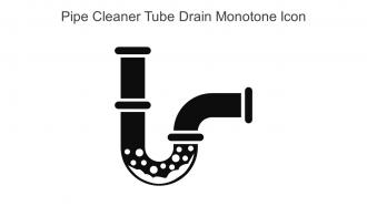 Pipe Cleaner Tube Drain Monotone Icon In Powerpoint Pptx Png And Editable Eps Format