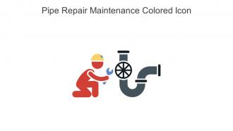Pipe Repair Maintenance Colored Icon In Powerpoint Pptx Png And Editable Eps Format