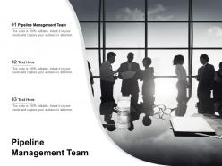 Pipeline management team ppt powerpoint presentation icon rules cpb