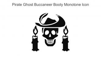 Pirate Ghost Buccaneer Booty Monotone Icon In Powerpoint Pptx Png And Editable Eps Format