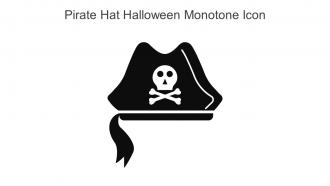 Pirate Hat Halloween Monotone Icon In Powerpoint Pptx Png And Editable Eps Format