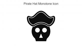Pirate Hat Monotone Icon In Powerpoint Pptx Png And Editable Eps Format