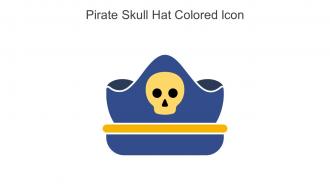 Pirate Skull Hat Colored Icon In Powerpoint Pptx Png And Editable Eps Format