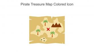 Pirate Treasure Map Colored Icon In Powerpoint Pptx Png And Editable Eps Format