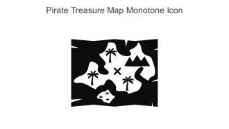 Pirate Treasure Map Monotone Icon In Powerpoint Pptx Png And Editable Eps Format