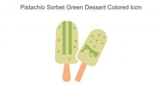 Pistachio Sorbet Green Dessert Colored Icon In Powerpoint Pptx Png And Editable Eps Format