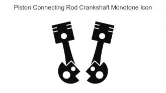 Piston Connecting Rod Crankshaft Monotone Icon In Powerpoint Pptx Png And Editable Eps Format