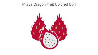 Pitaya Dragon Fruit Colored Icon In Powerpoint Pptx Png And Editable Eps Format