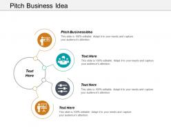 Pitch business idea ppt powerpoint presentation gallery tips cpb
