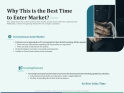 Pitch deck for early stage funding why this is the best time to enter market ppt grid