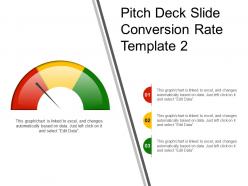 Pitch deck slide conversion rate template 2 ppt diagrams