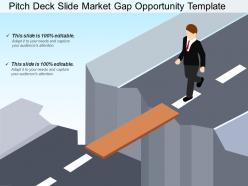 Pitch Deck Slide Market Gap Opportunity Template Presentation Graphics