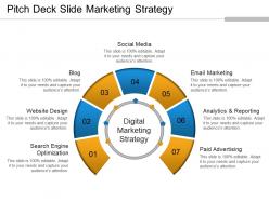 Pitch deck slide marketing strategy presentation ideas