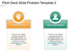 Pitch deck slide problem template 2 powerpoint guide