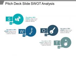 Pitch deck slide swot analysis ppt slide design