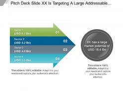 Pitch Deck Slide Xx Is Targeting A Large Addressable Market PPT Templates