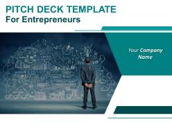 Pitch Deck Template For Entrepreneurs Powerpoint Presentation Slides