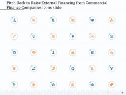 Pitch deck to raise external financing from commercial finance companies complete deck
