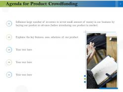 Pitch deck to raise funding from business crowdfunding powerpoint presentation slides