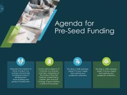 Pitch Deck To Raise Funding From Pre Seed Capital Powerpoint Presentation Slides